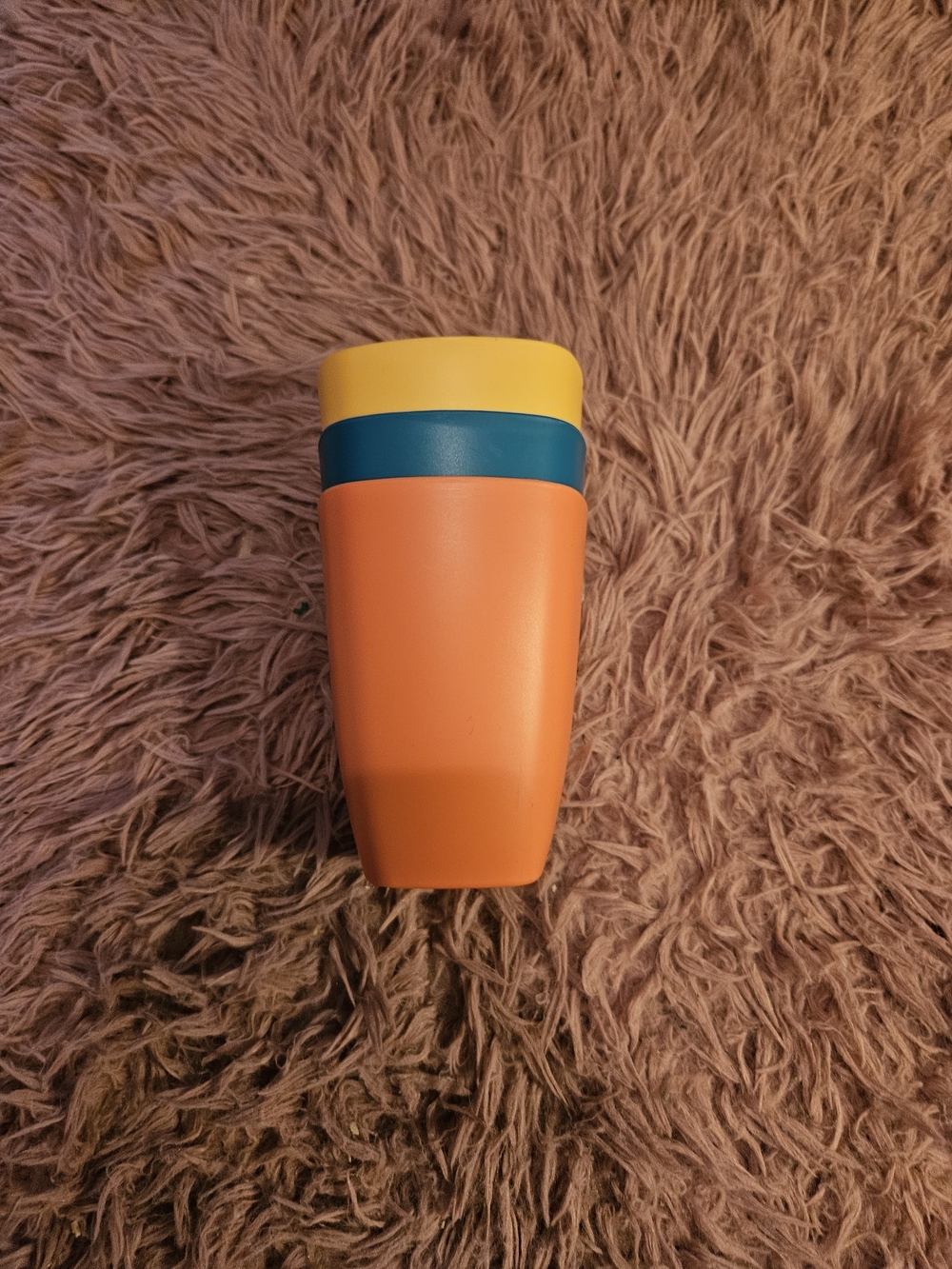 Plastic☆Stackable Cups X3